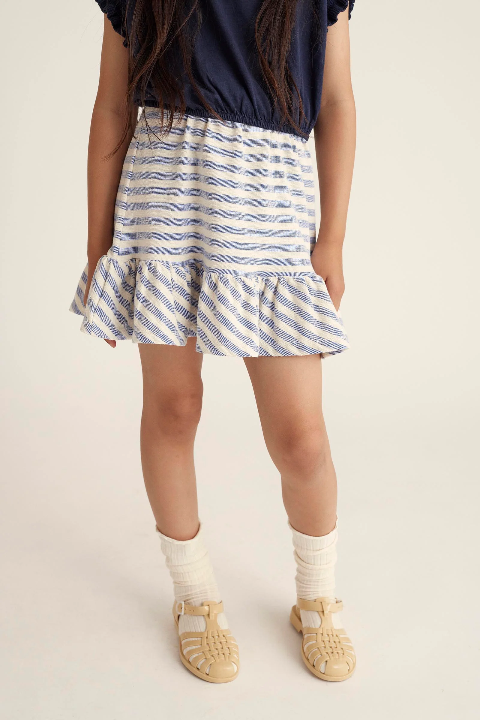 ORGANIC STRIPES SKIRT - LUNA