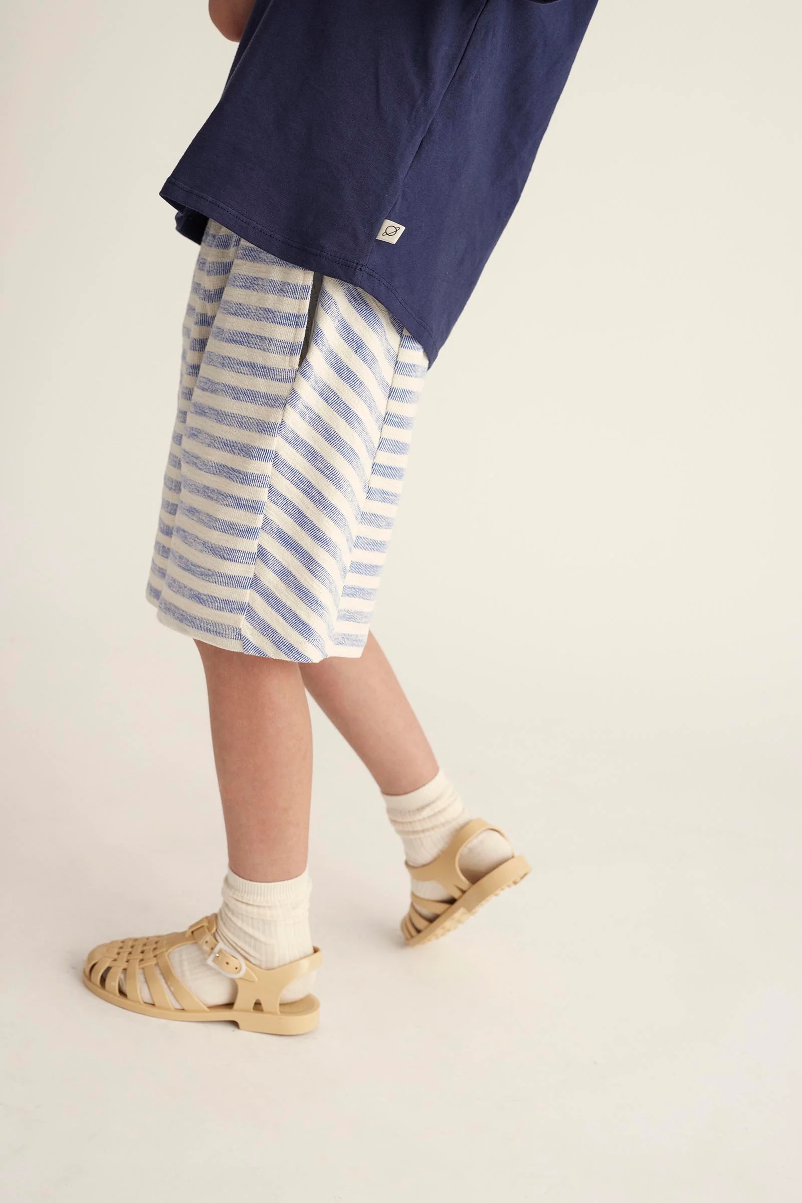 ORGANIC STRIPES BERMUDA SHORTS - SAINT - Image 3