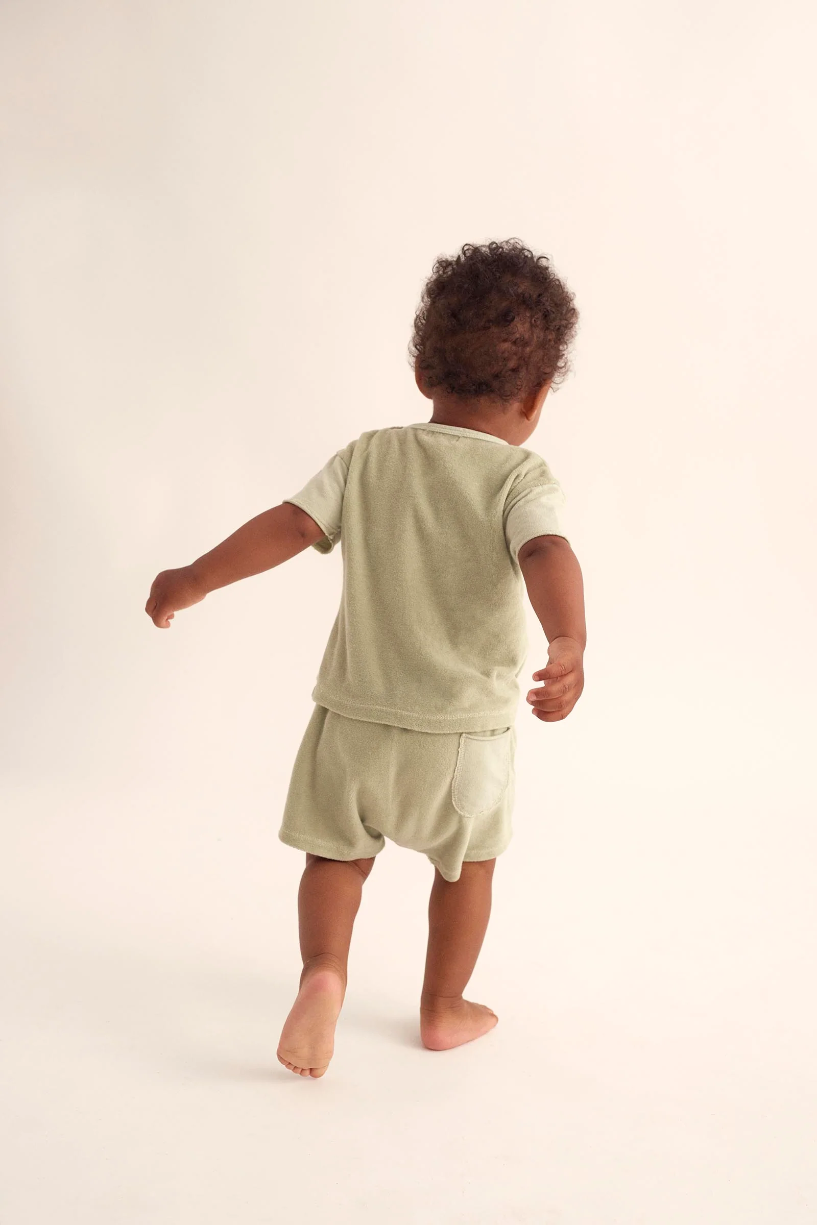 ORGANIC TOWELING BABY T-SHIRT - NUC - Image 3