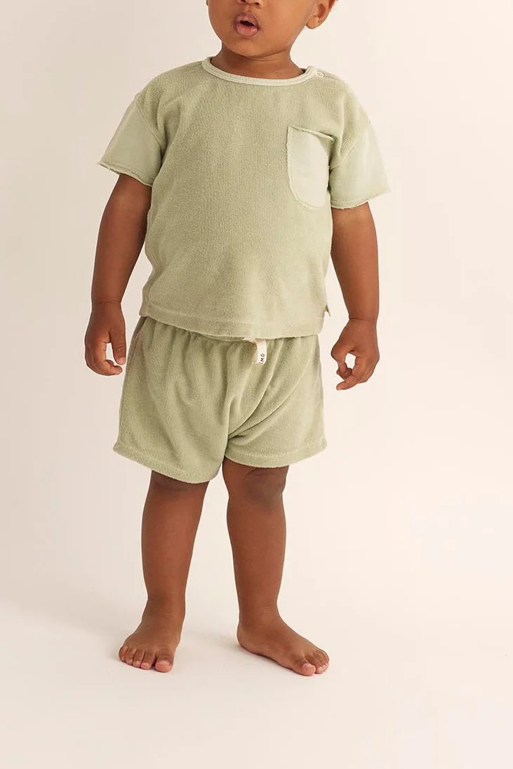 ORGANIC TOWELING BABY T-SHIRT - NUC - Image 4