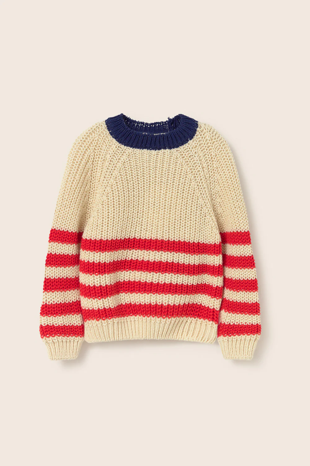 Pearled Stitch Tricot Baby Sweater