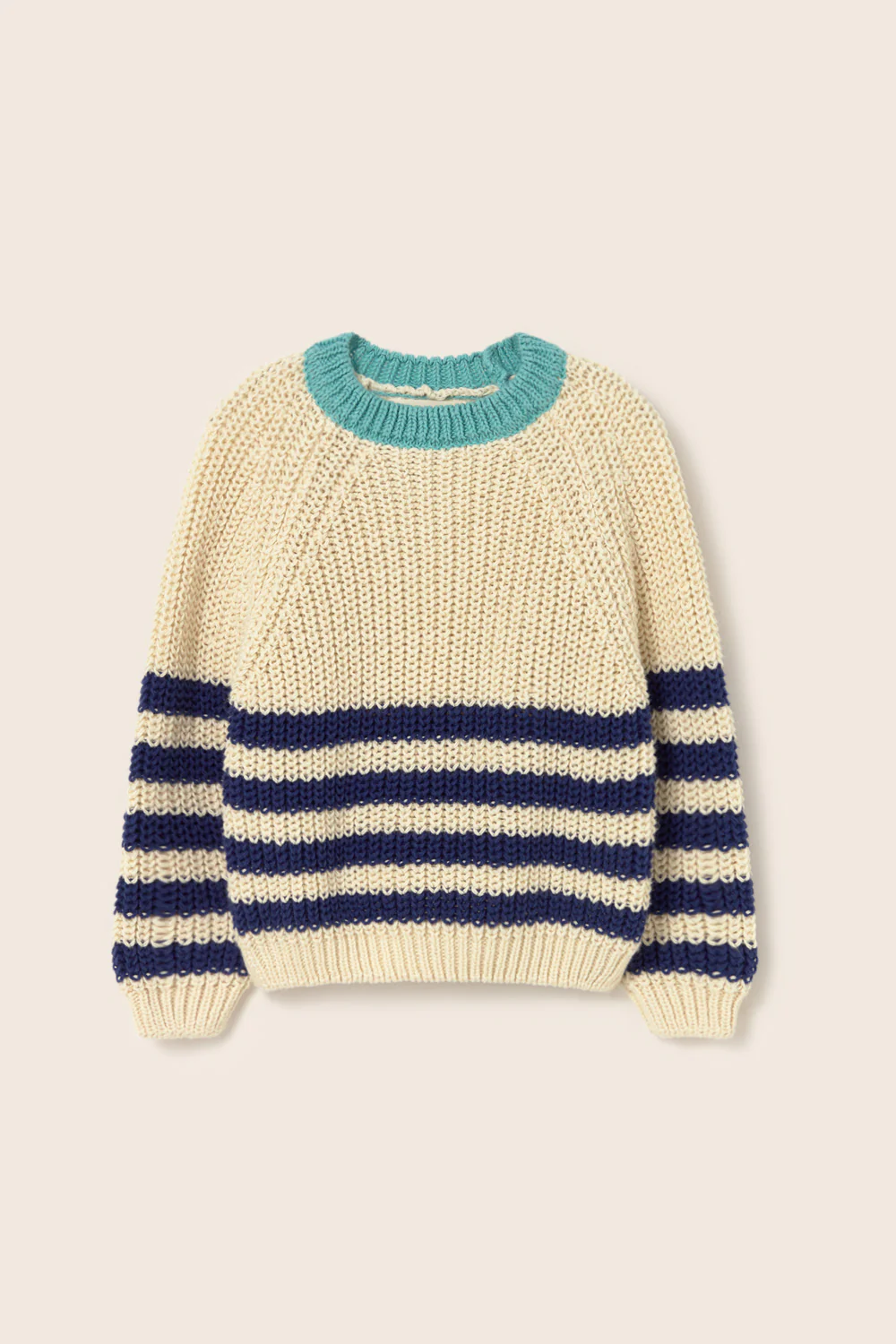 Pearled Stitch Tricot Baby Sweater - Image 2