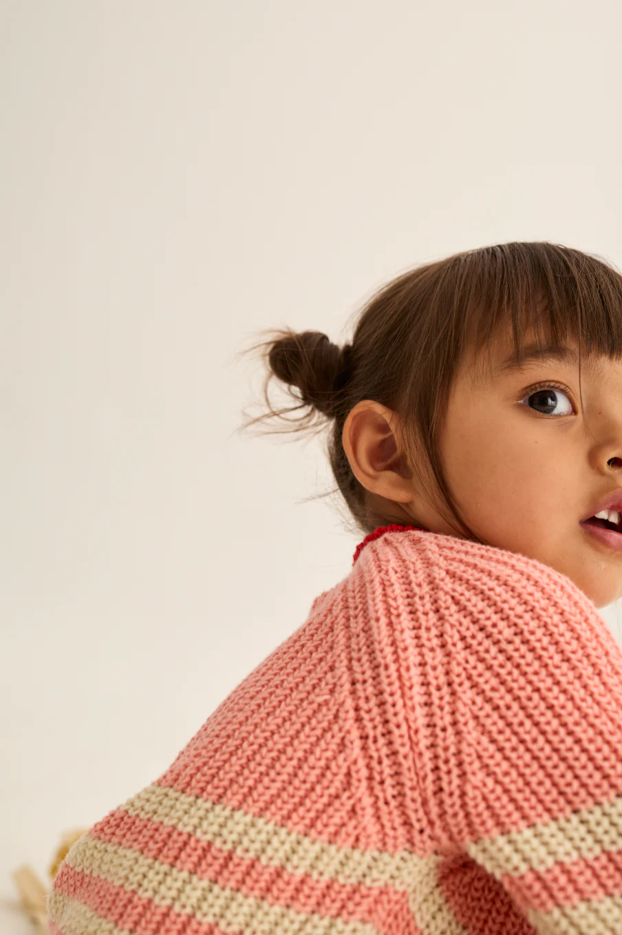 Pearled Stitch Tricot Baby Sweater - Image 5