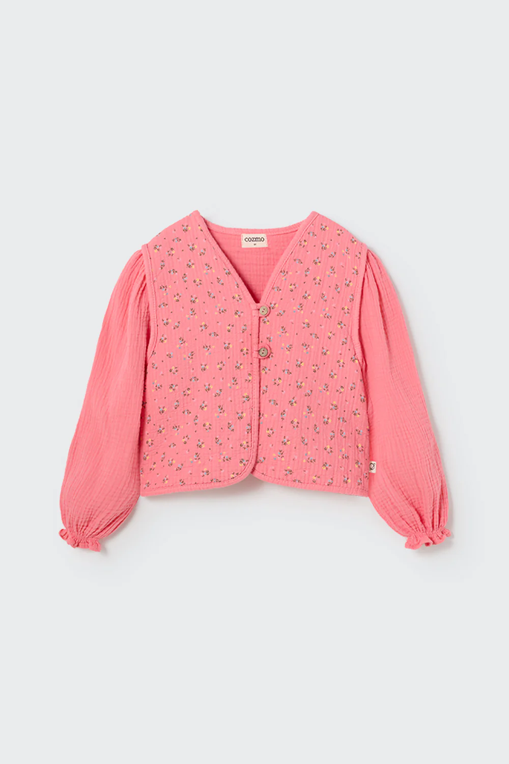 QUILTED FLORAL JACKET - IVET