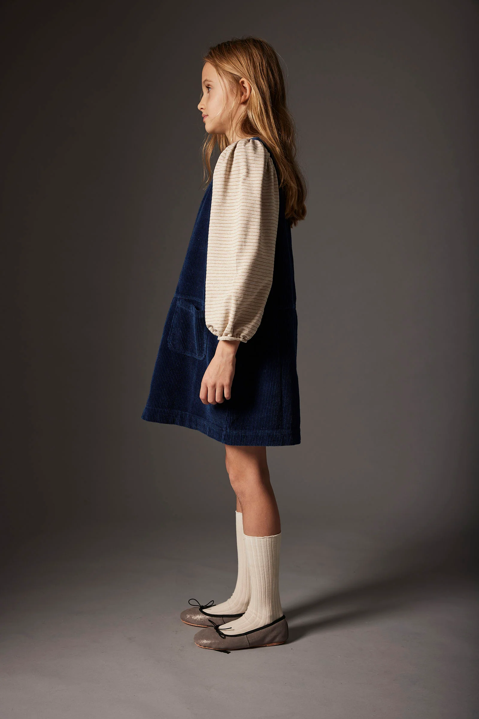 Denim Corduroy Dress - Emilia - Image 2