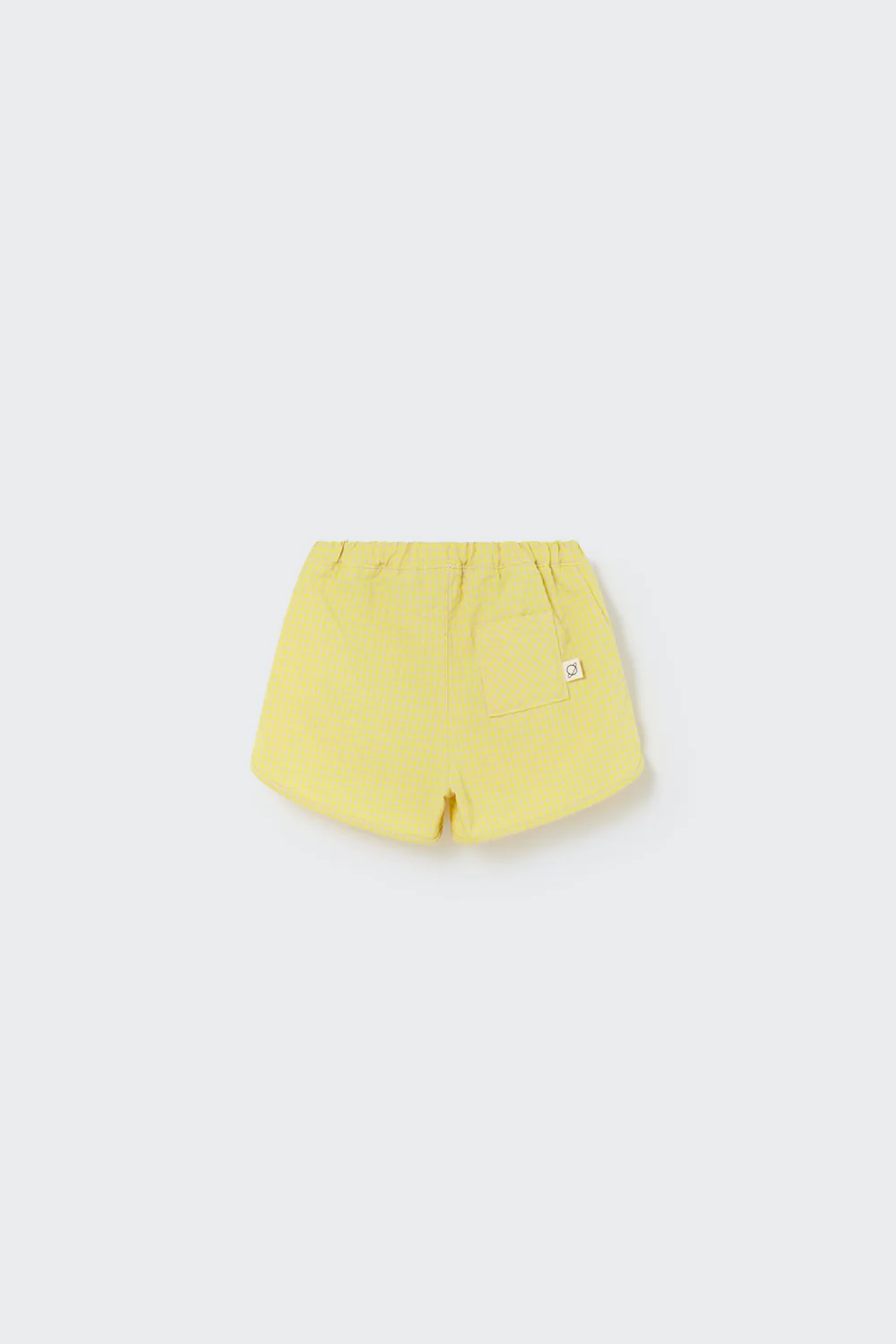 RECYCLED GINGHAM BABY SHORTS - JULIUS - Image 3
