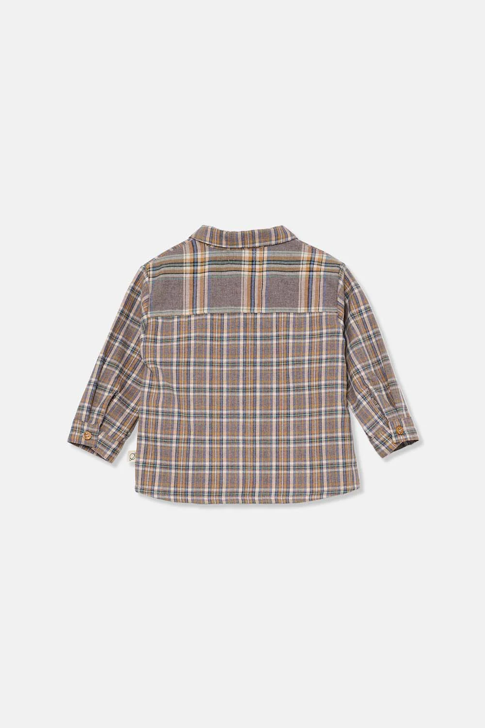 RECYCLED PLAID BABY SHIRT - Image 3