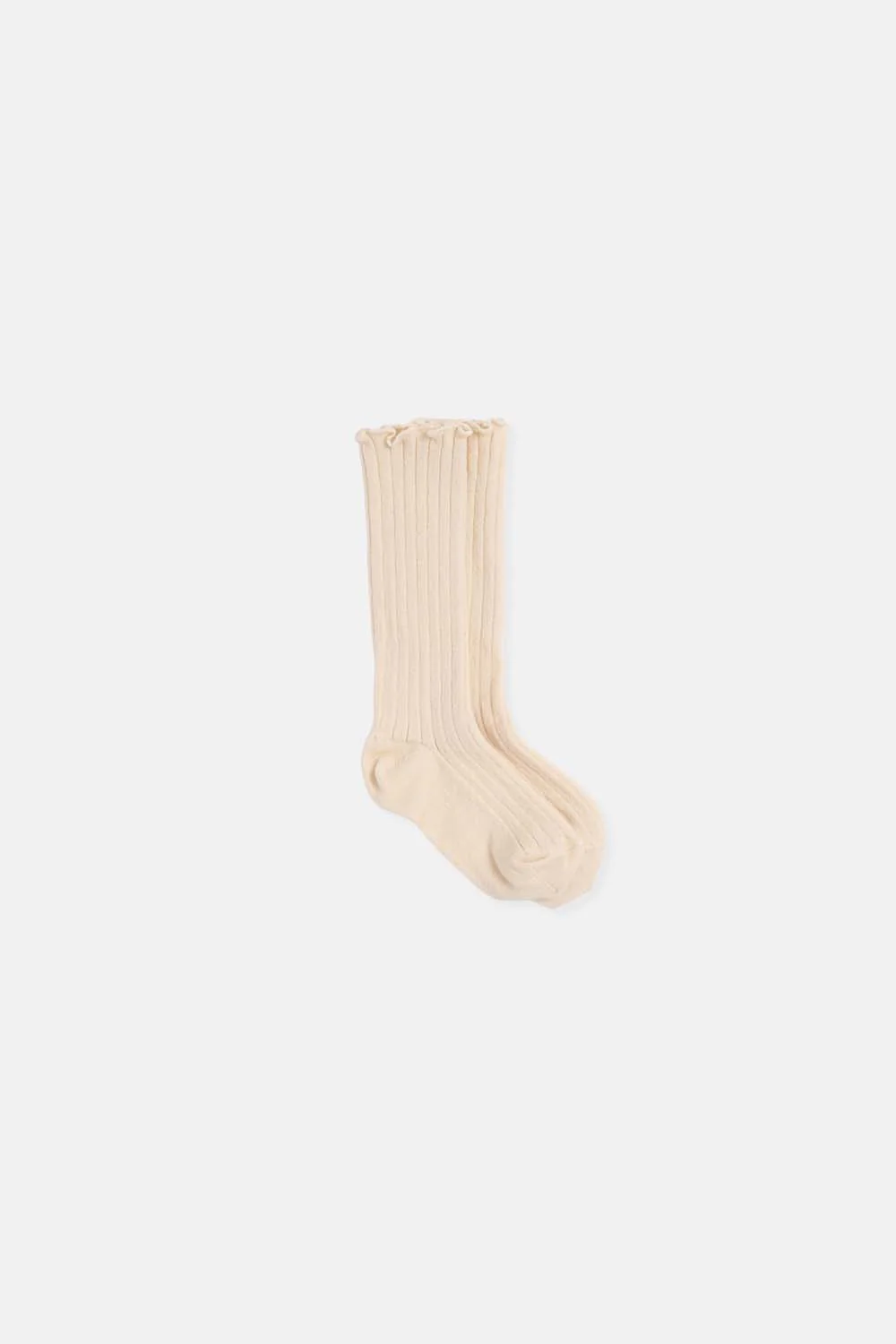 RIB-KNIT RUFFLE BABY SOCKS - Image 3