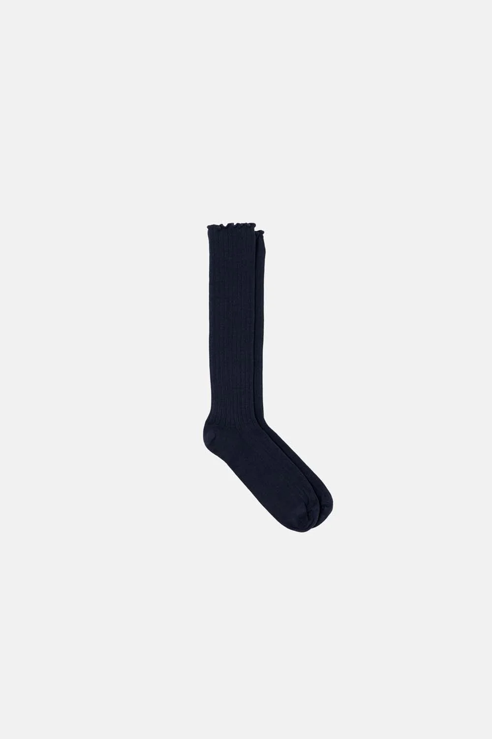 ORGANIC RIB-KNIT RUFFLE SOCKS - Image 4