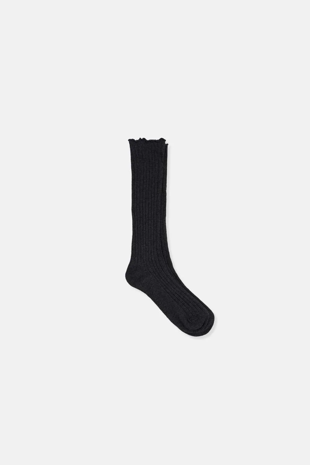 ORGANIC RIB-KNIT RUFFLE SOCKS - Image 7