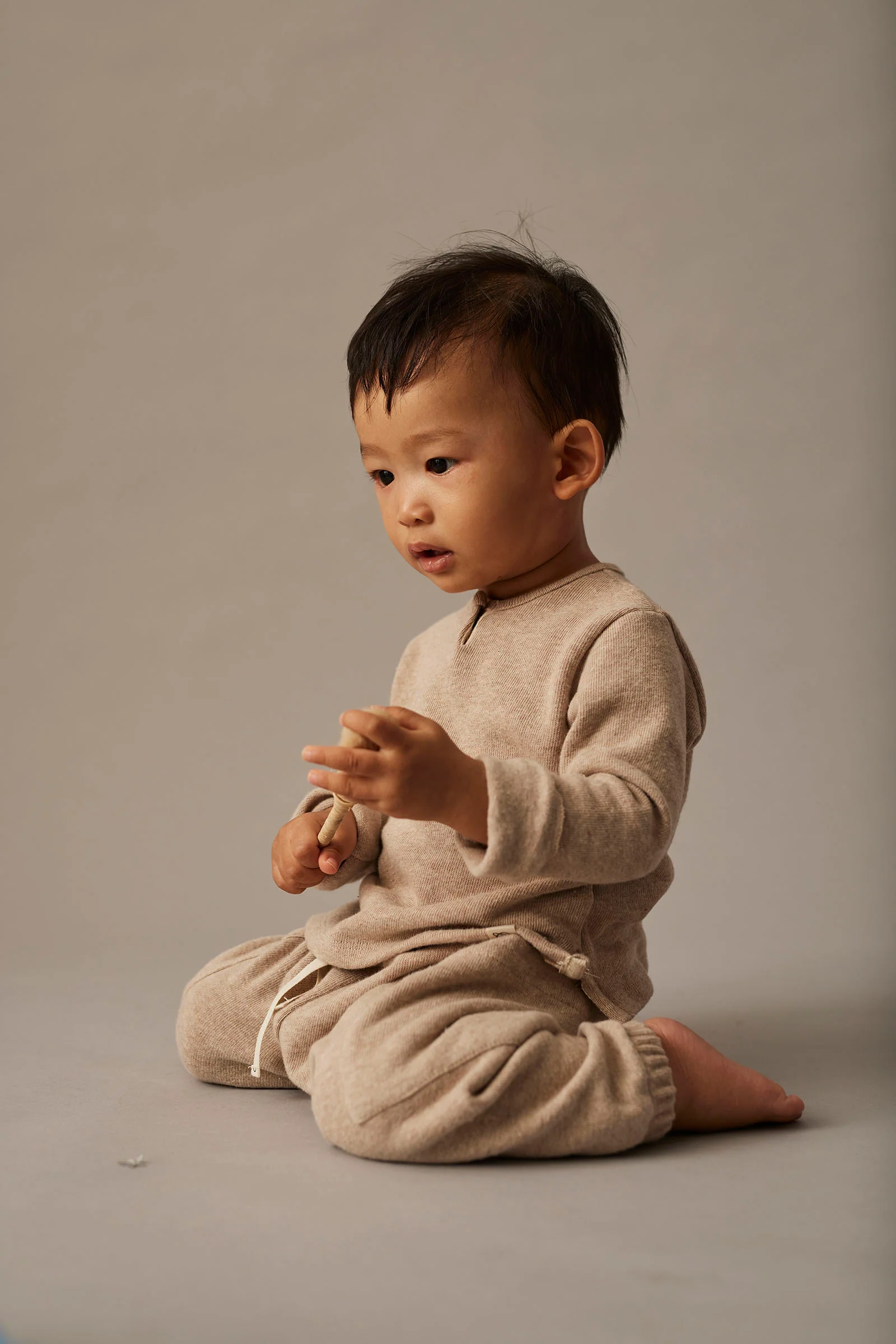 Soft Brushed Knit Baby Pants - Zack