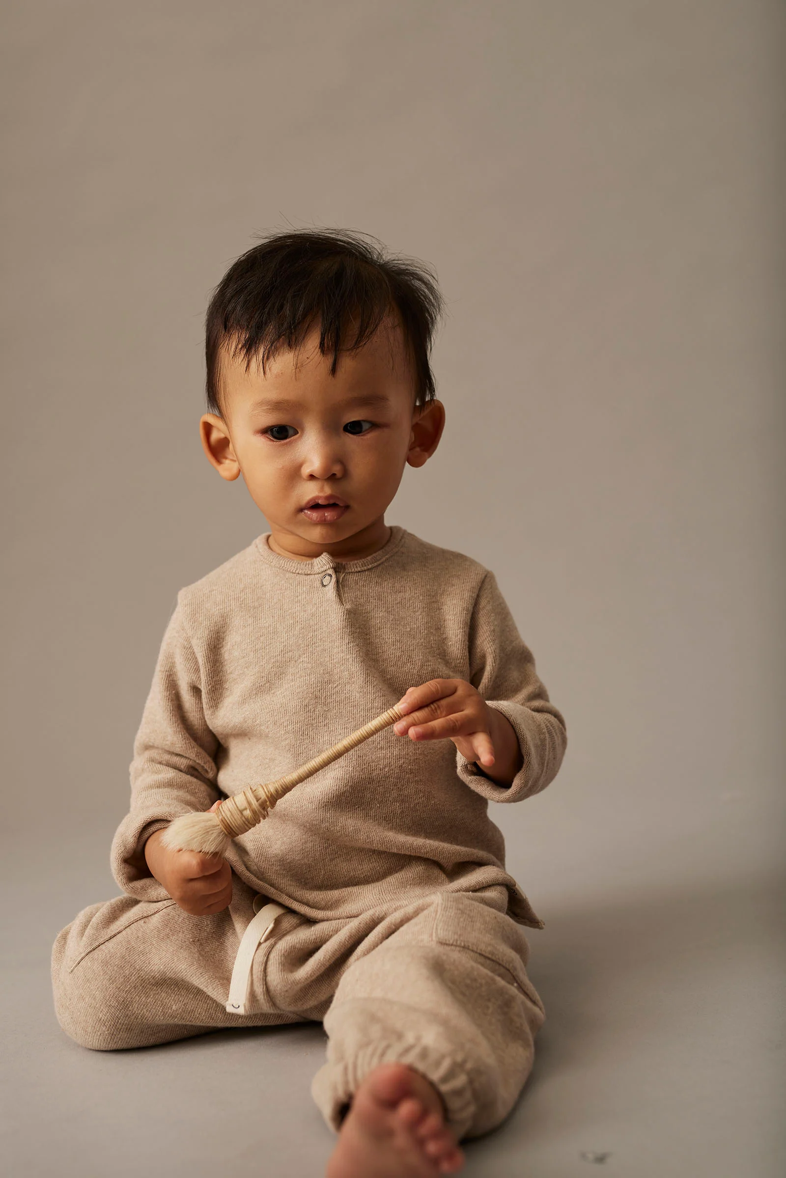 Soft Brushed Knit Baby Pants - Zack - Image 4