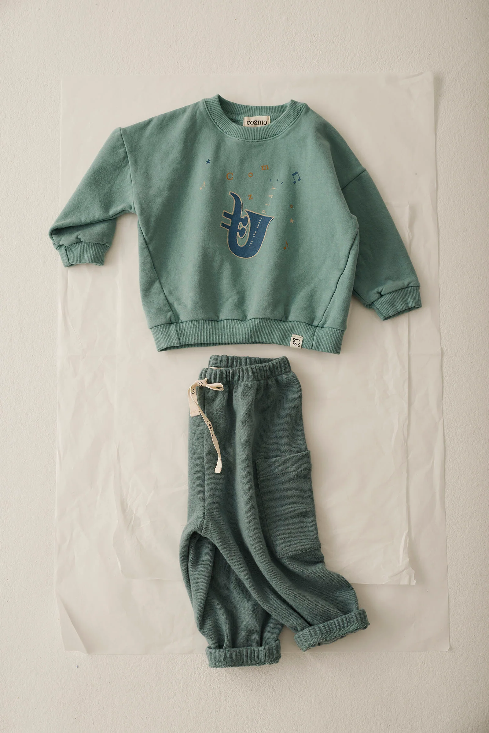 Soft Brushed Knit Baby Pants - Maine