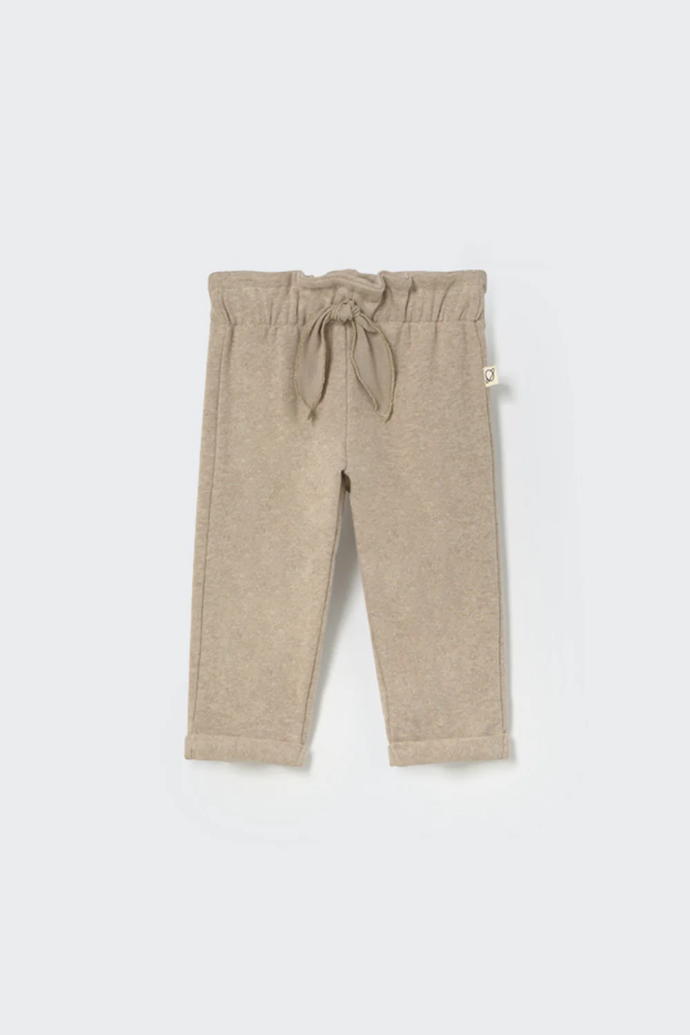 Soft Brushed Knit Bow Baby Pants - Sicilia - Image 4