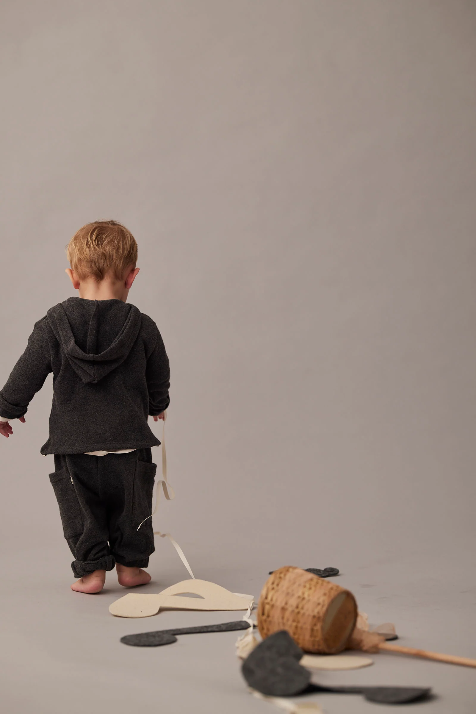 Soft Brushed Knit Hooded Baby Sweater - Hanoi - Image 5