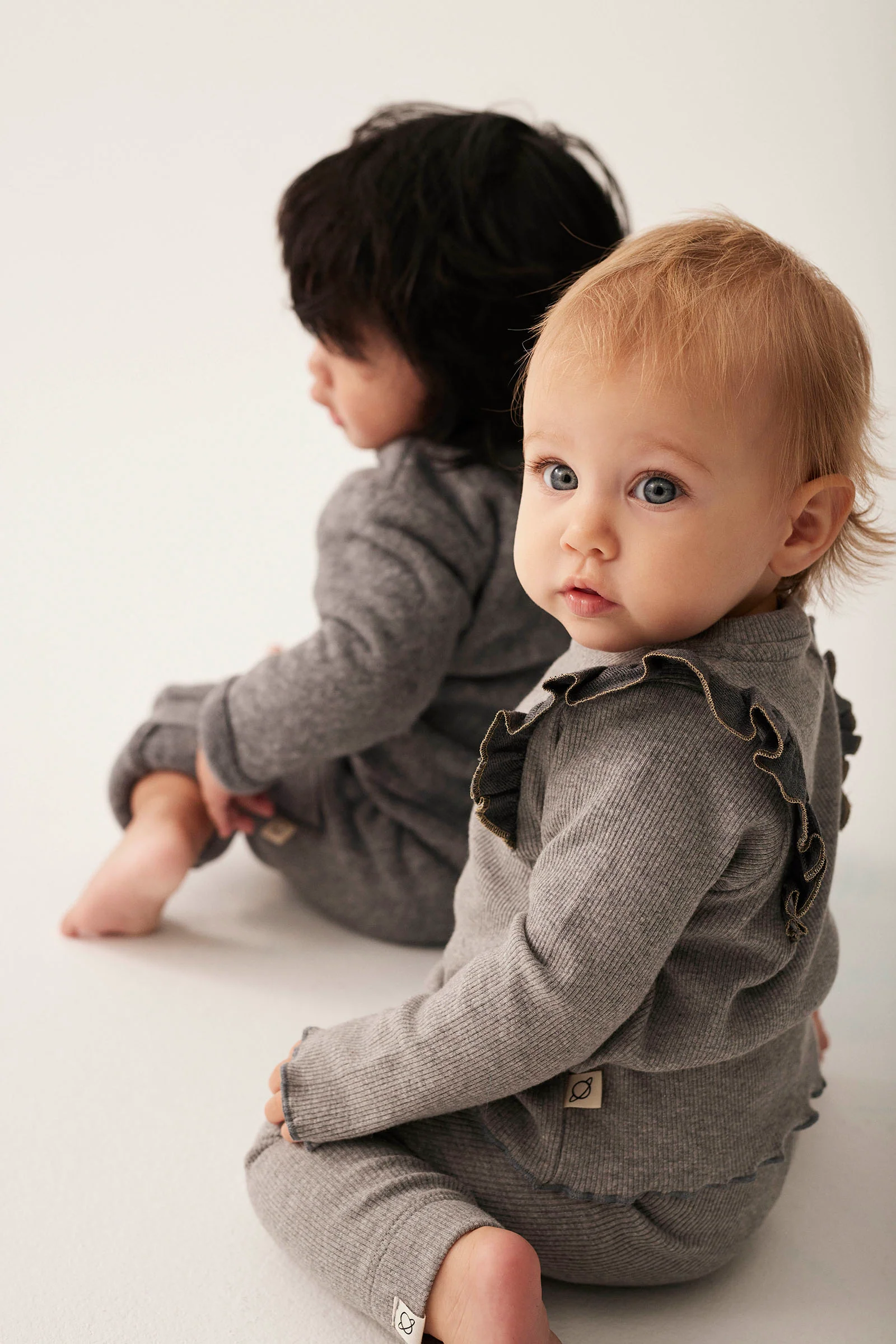 Soft Cotton Rib Baby Sweater - Vilna