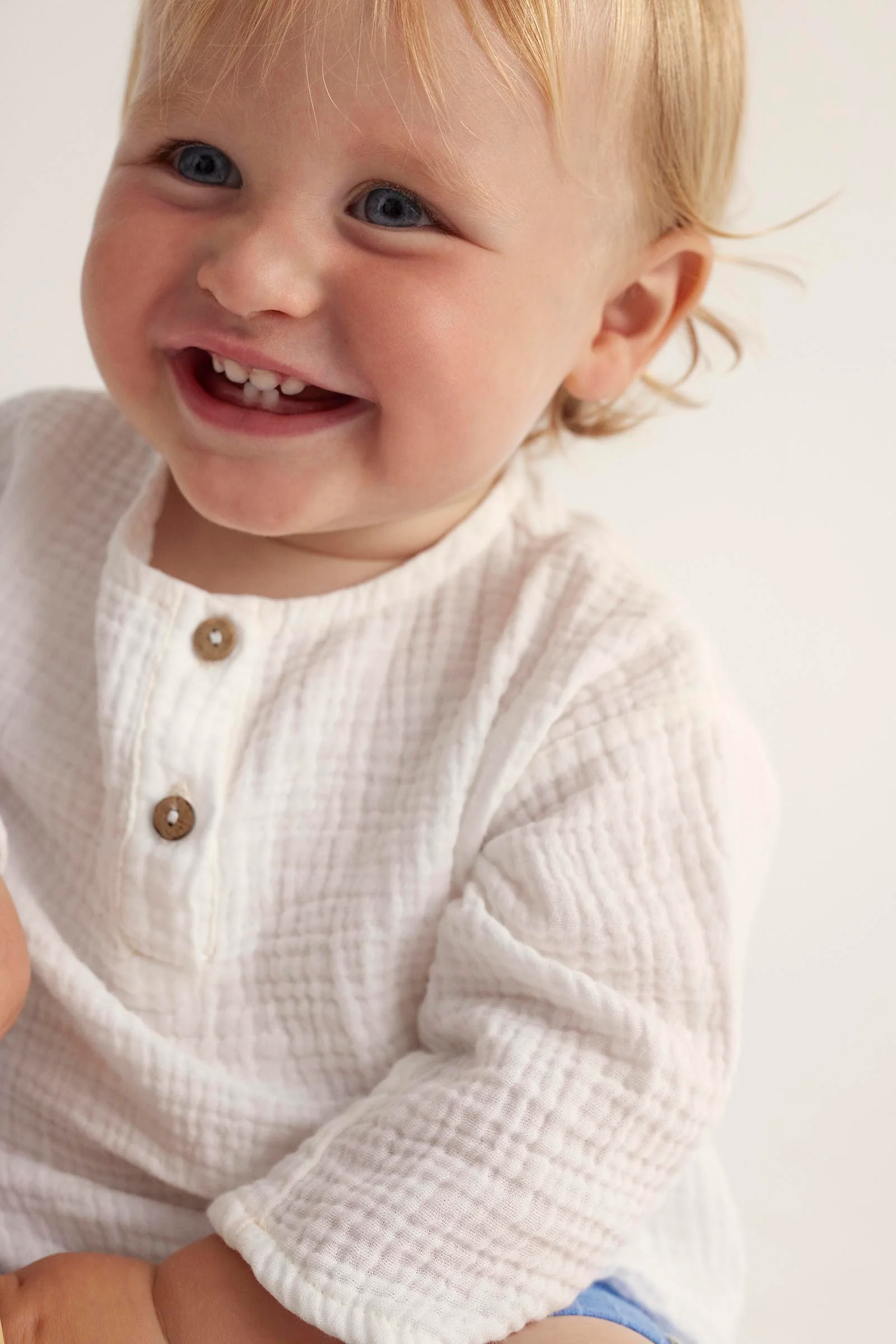 SOFT GAUZE BABY SHIRT - IAGO - Image 3