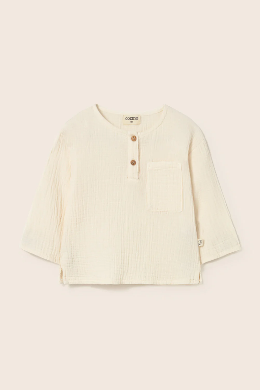 Soft Gauze Cotton Long Sleeves Baby Shirt - Image 4