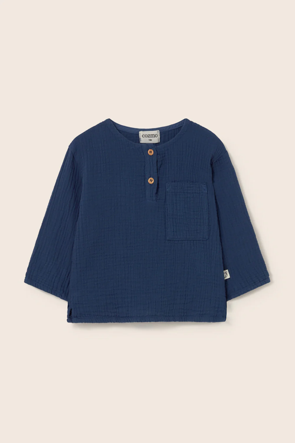 Soft Gauze Cotton Long Sleeves Baby Shirt - Image 6