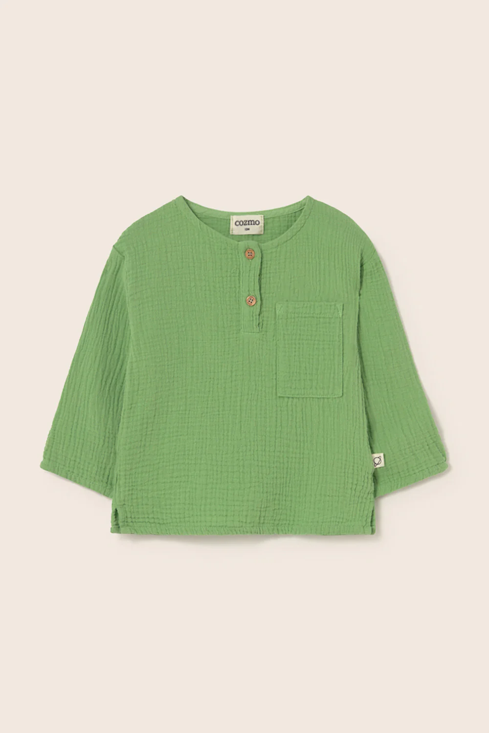Soft Gauze Cotton Long Sleeves Baby Shirt - Image 7