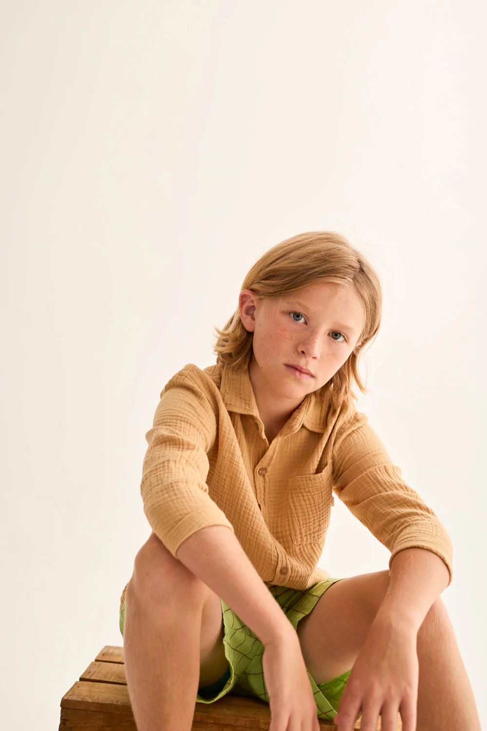 Soft Gauze Cotton Long Sleeves Shirt - Image 7