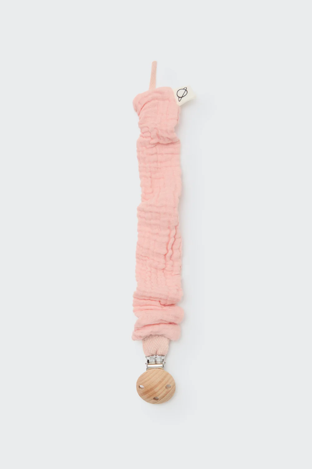 SOFT GAUZE NEWBORN PACIFIER CLIP - Image 3