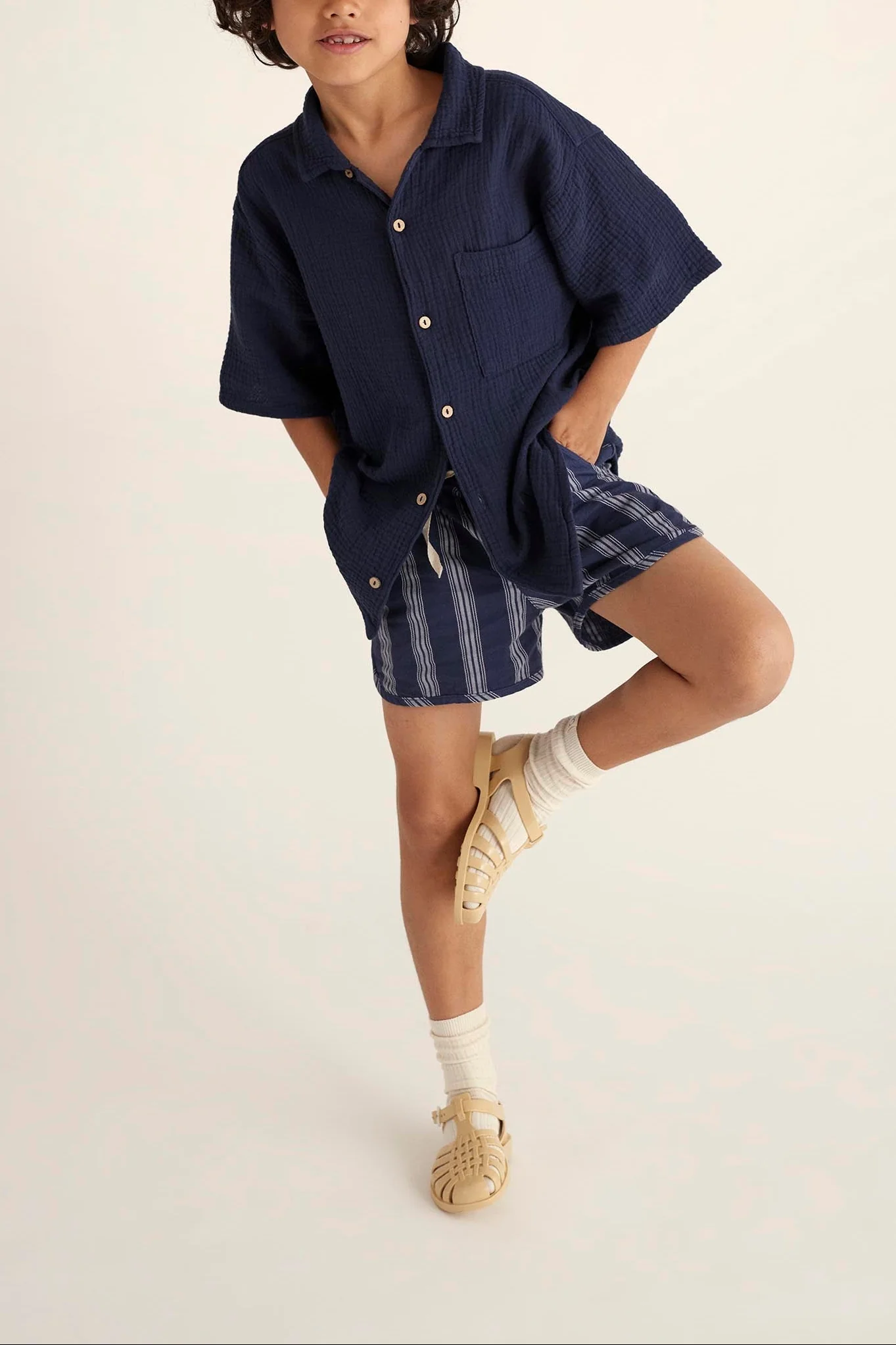 SOFT GAUZE SHORT SLEEVES SHIRT - ABEL - Image 6