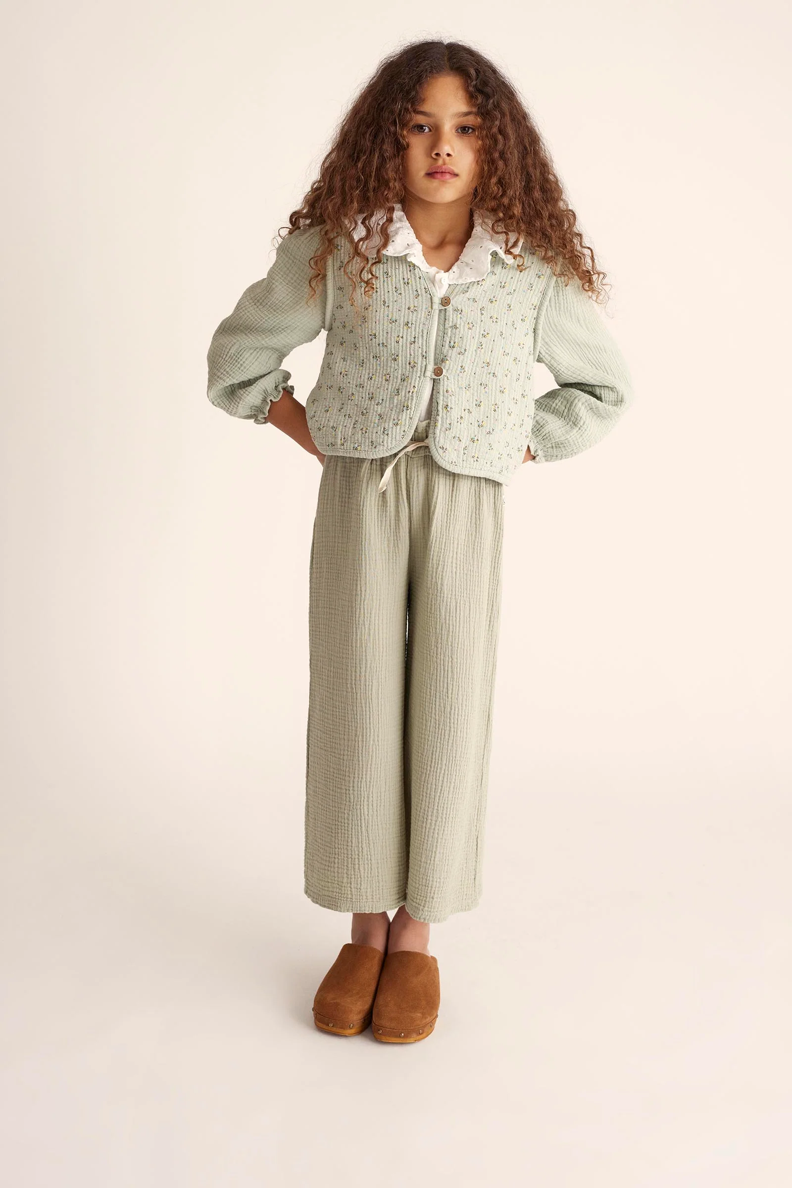 QUILTED FLORAL JACKET - IVET - Image 4