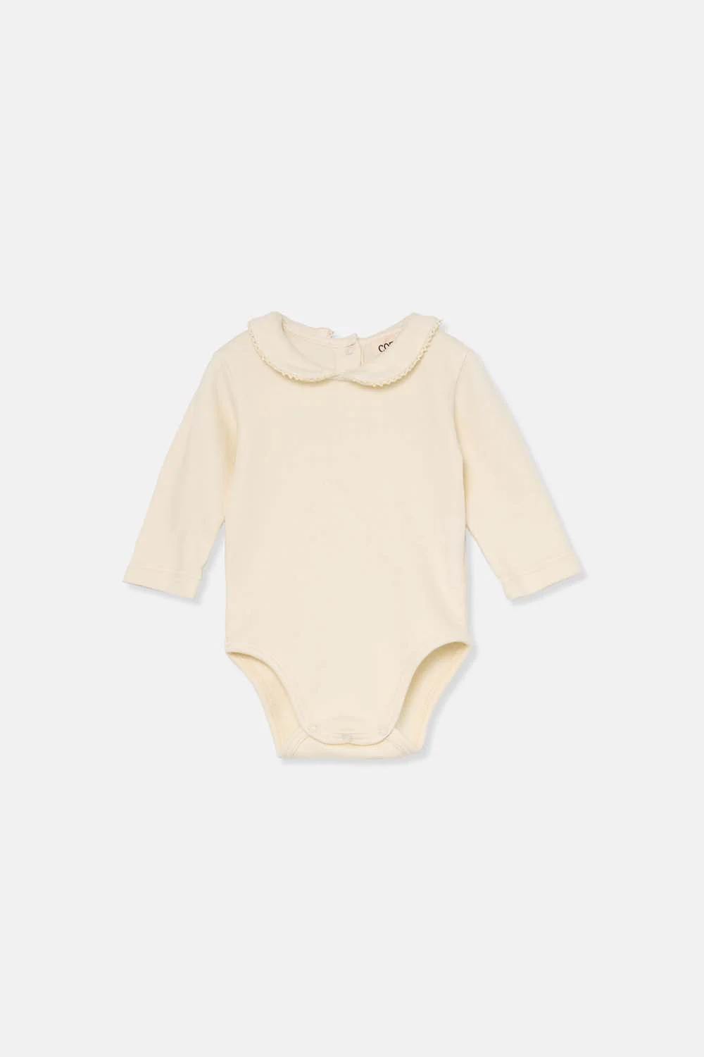 SOFT JERSEY NEWBORN LACE BODYSUIT - Image 3