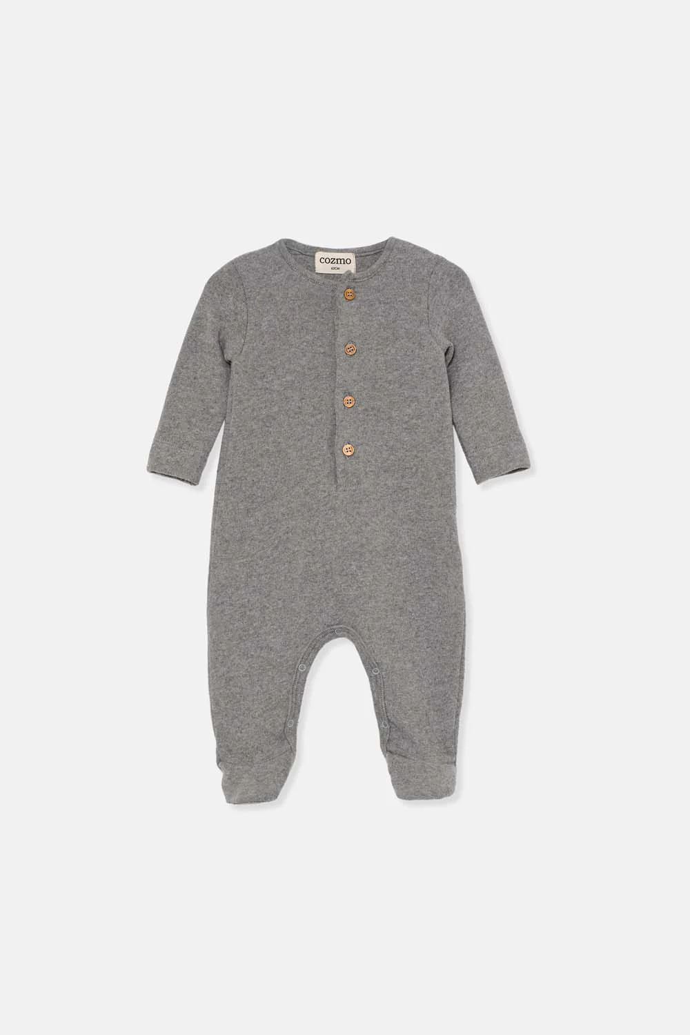 SOFT KNIT NEWBORN JUMPSUIT - Image 3