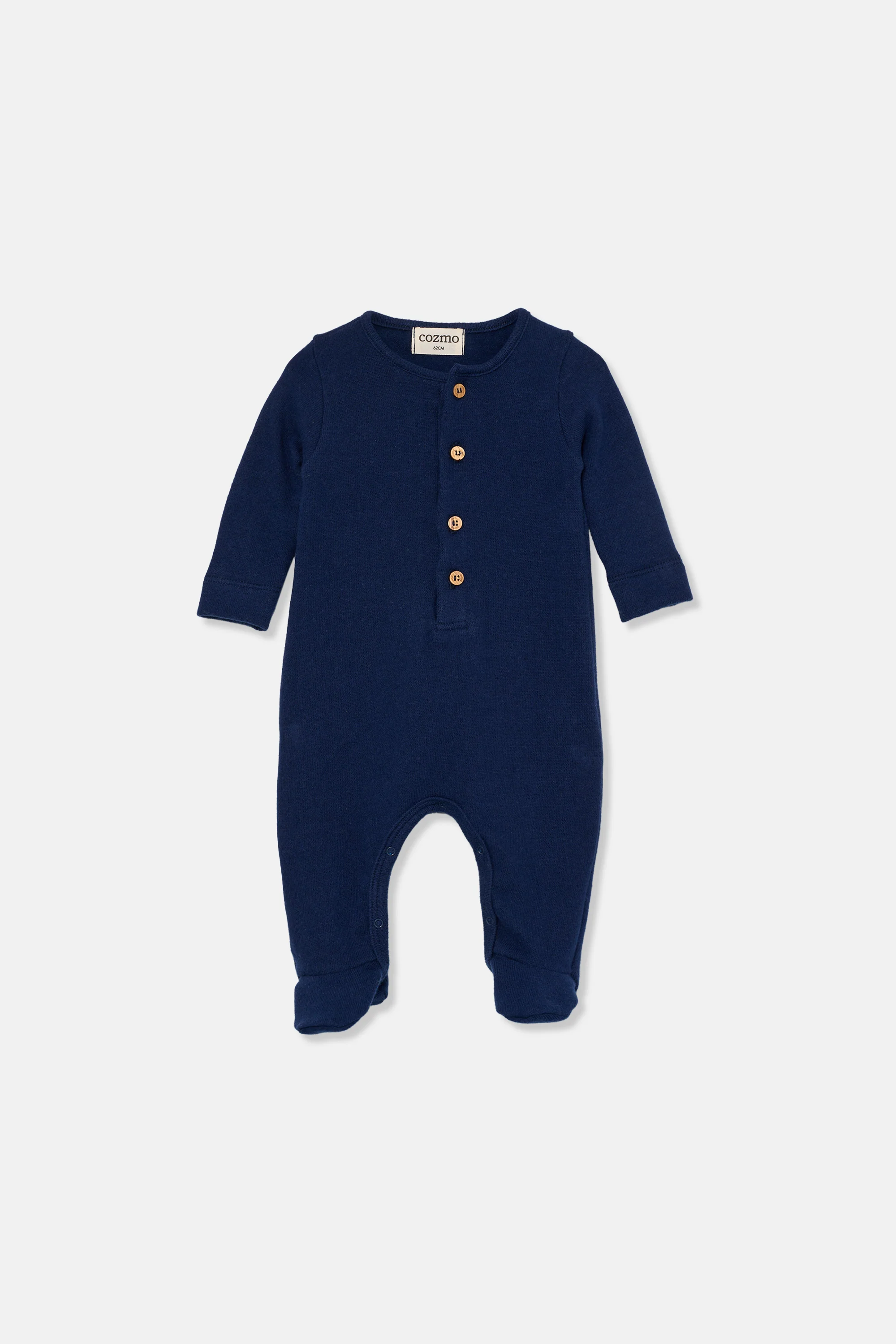 SOFT KNIT NEWBORN JUMPSUIT - Image 4