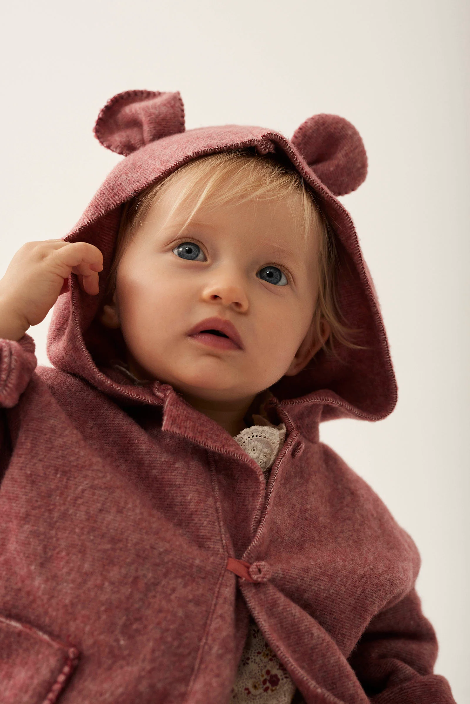 Soft Mélange Bamboo Baby Coat - Tunis