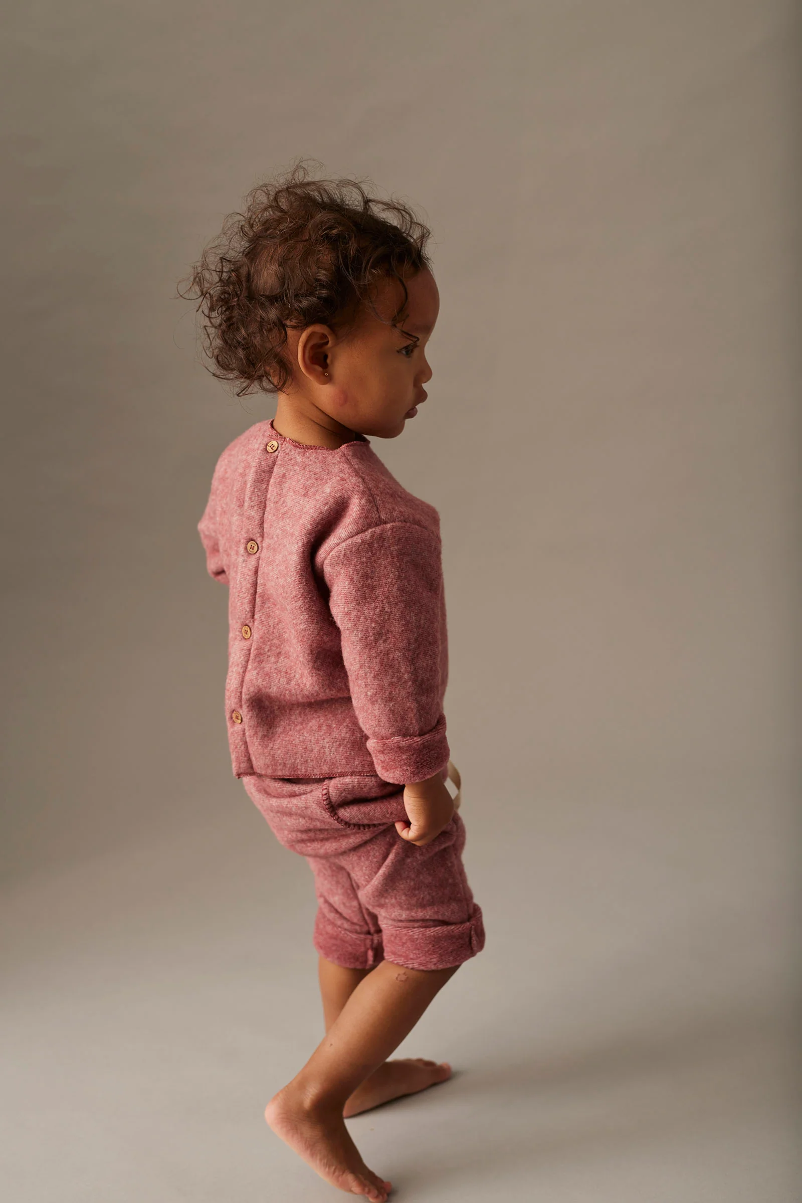 Soft Mélange Bamboo Baby Sweater - Lagos - Image 5