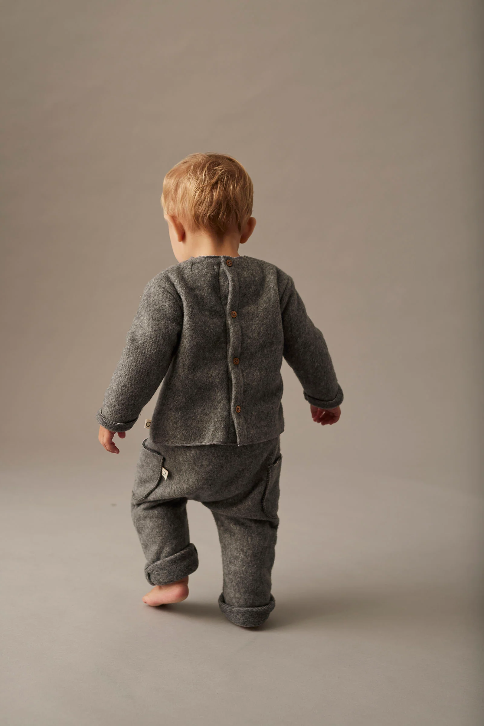 Soft Mélange Bamboo Baby Sweater - Lagos - Image 6