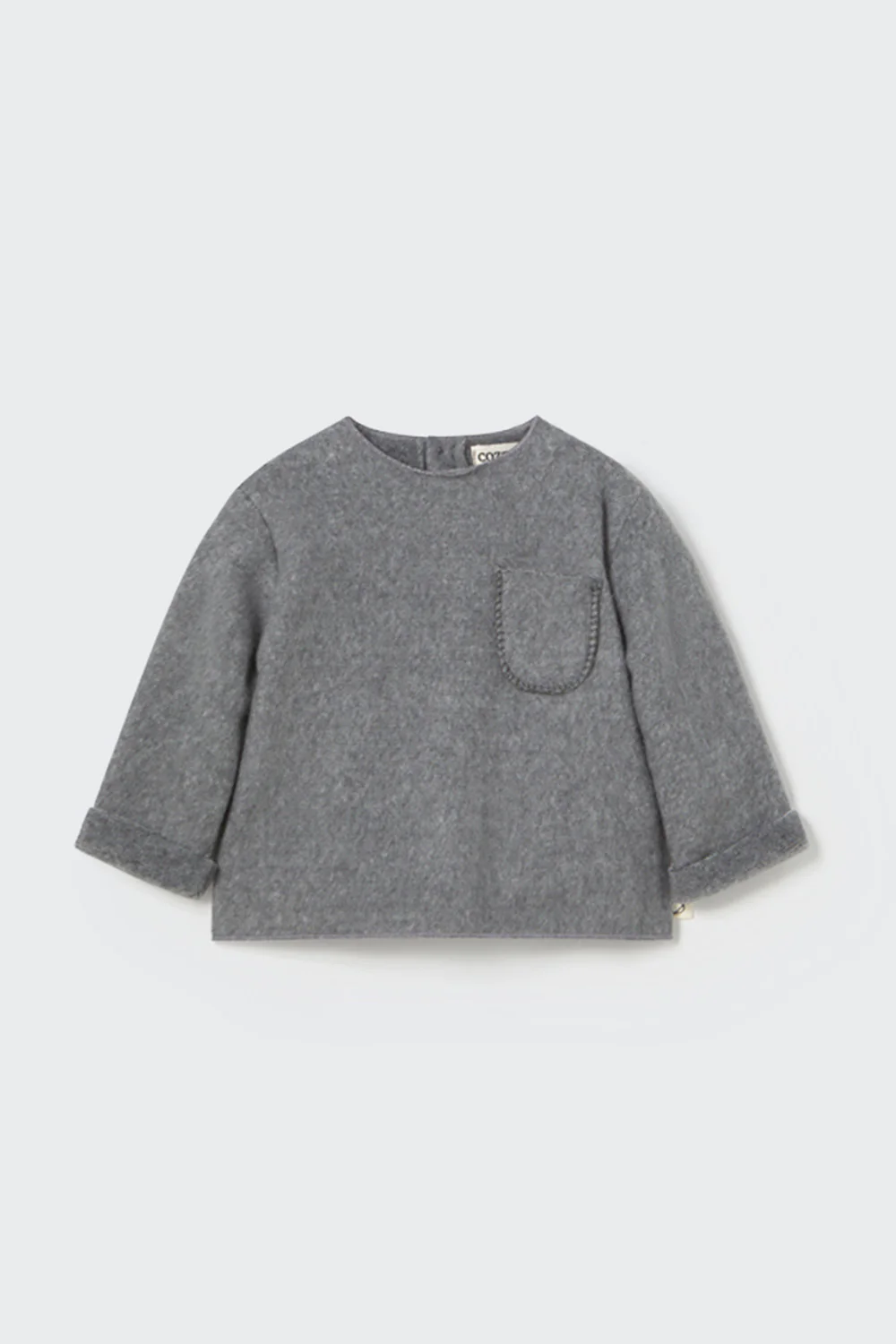 Soft Mélange Bamboo Baby Sweater - Lagos - Image 7