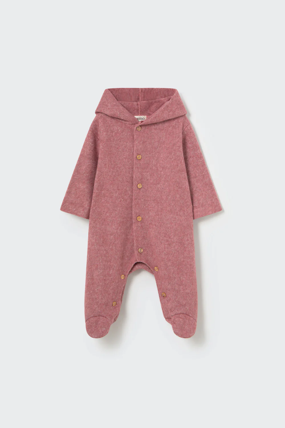 Soft Mélange Bamboo Newborn Bearsuit - Jade - Image 4