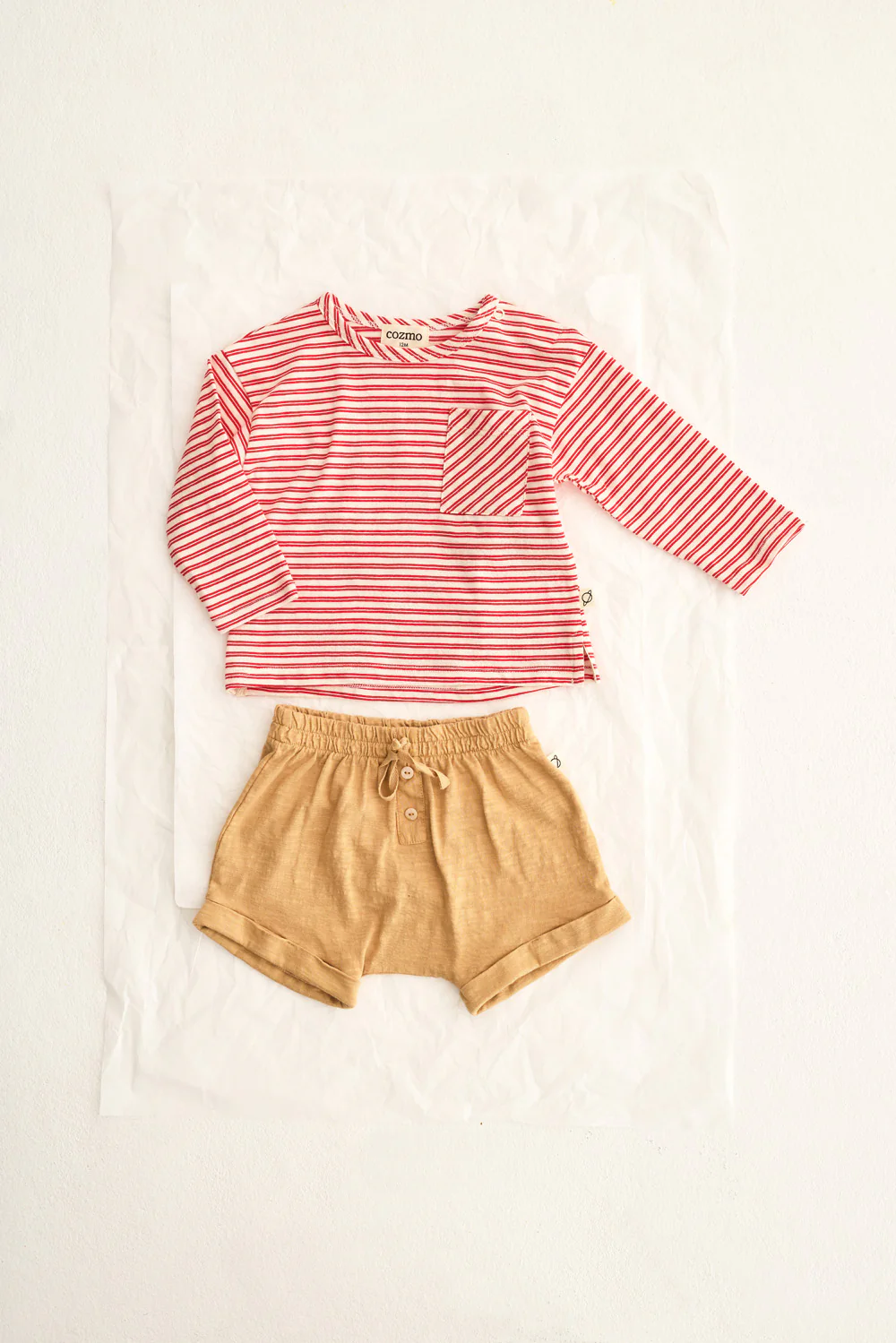 Soft Slub Cotton Baby Shorts - Image 9