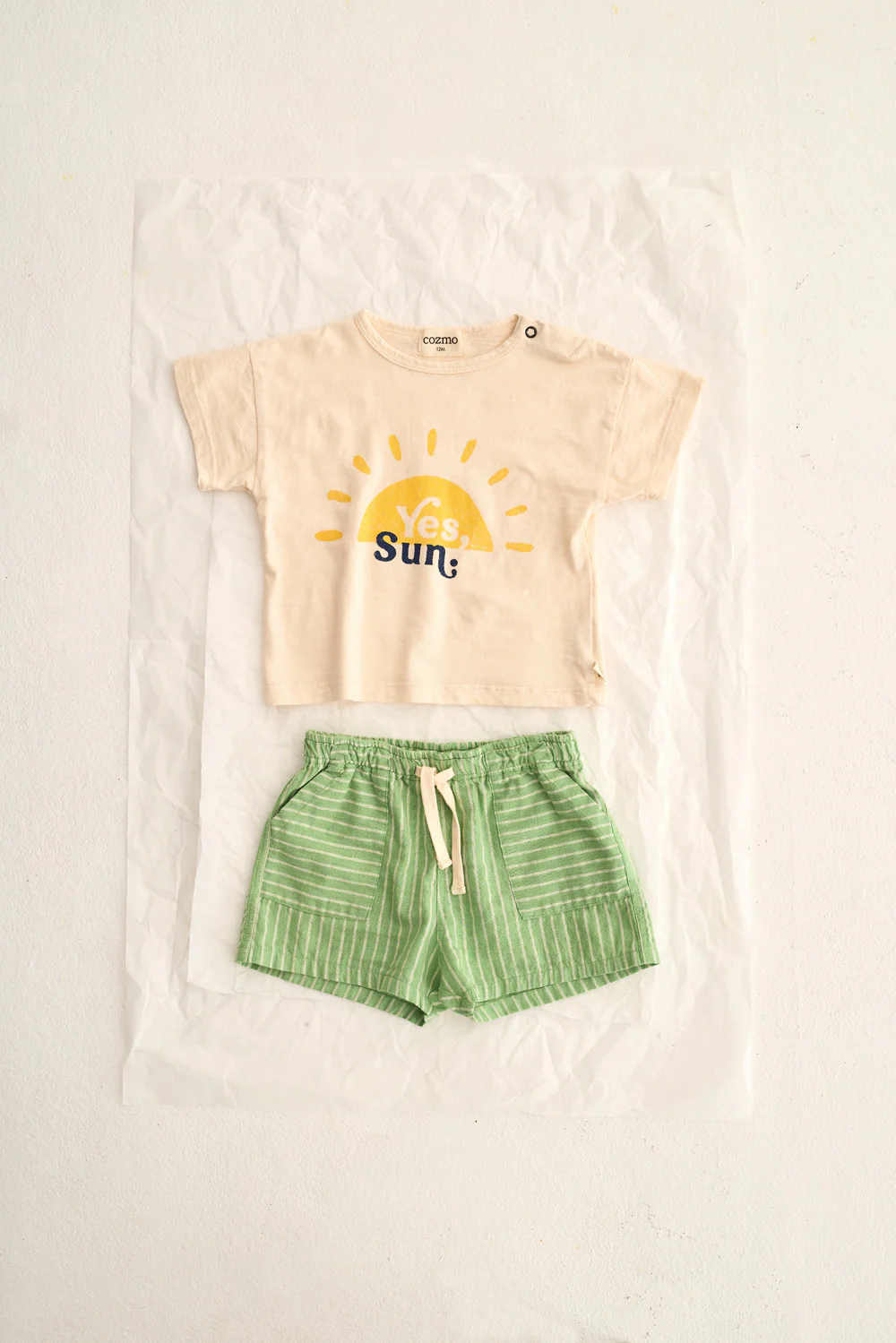 Soft Slub Cotton Print Baby T-Shirt Sun - Image 14