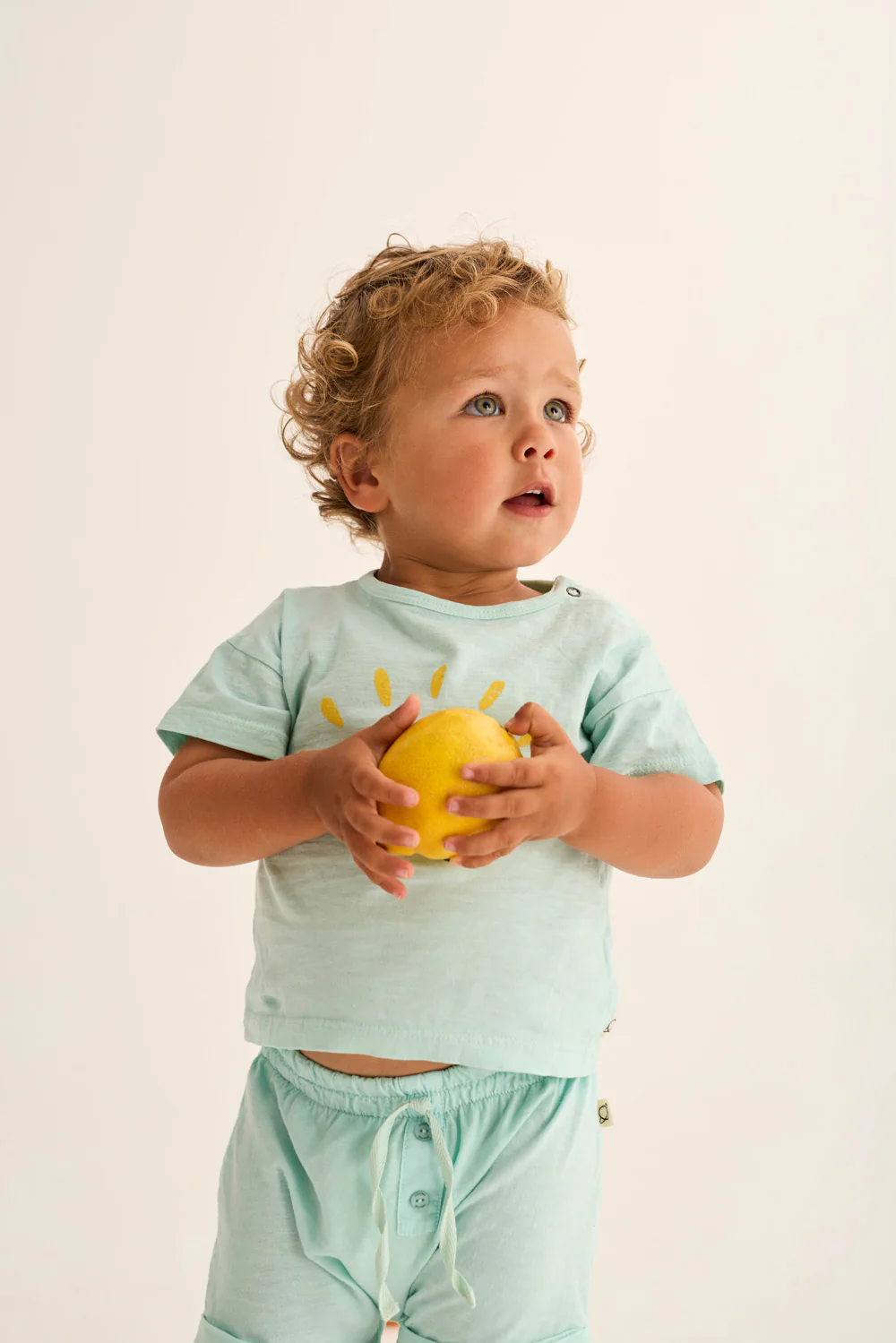 Soft Slub Cotton Print Baby T-Shirt Sun - Image 6