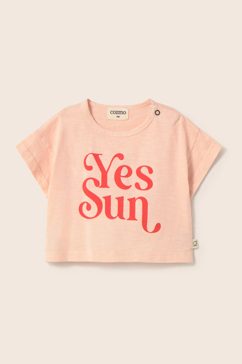 Soft Slub Cotton Print Baby T-Shirt Yes Sun - Image 5
