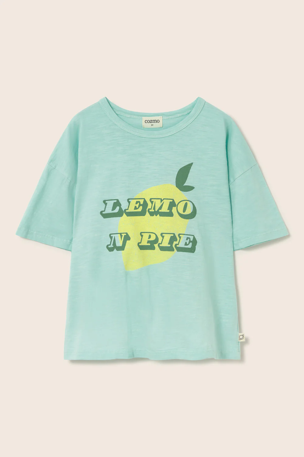 Soft Slub Cotton Print T-Shirt Lemon Pie - Image 5