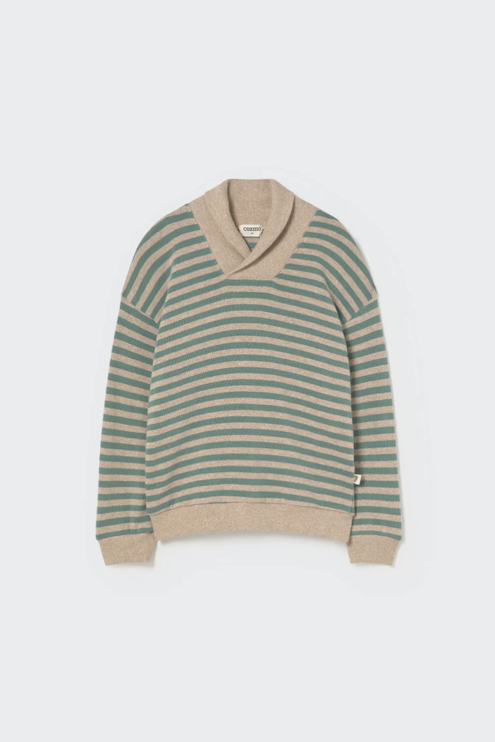 Soft Stripes Knit Collar Sweater - Nador - Image 4