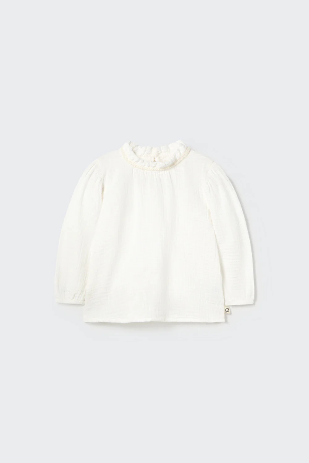 Soft Textured Cotton Baby Blouse - Sara - Image 2
