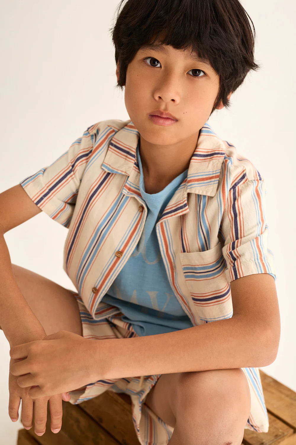 Striped Cotton Shirt - Image 7