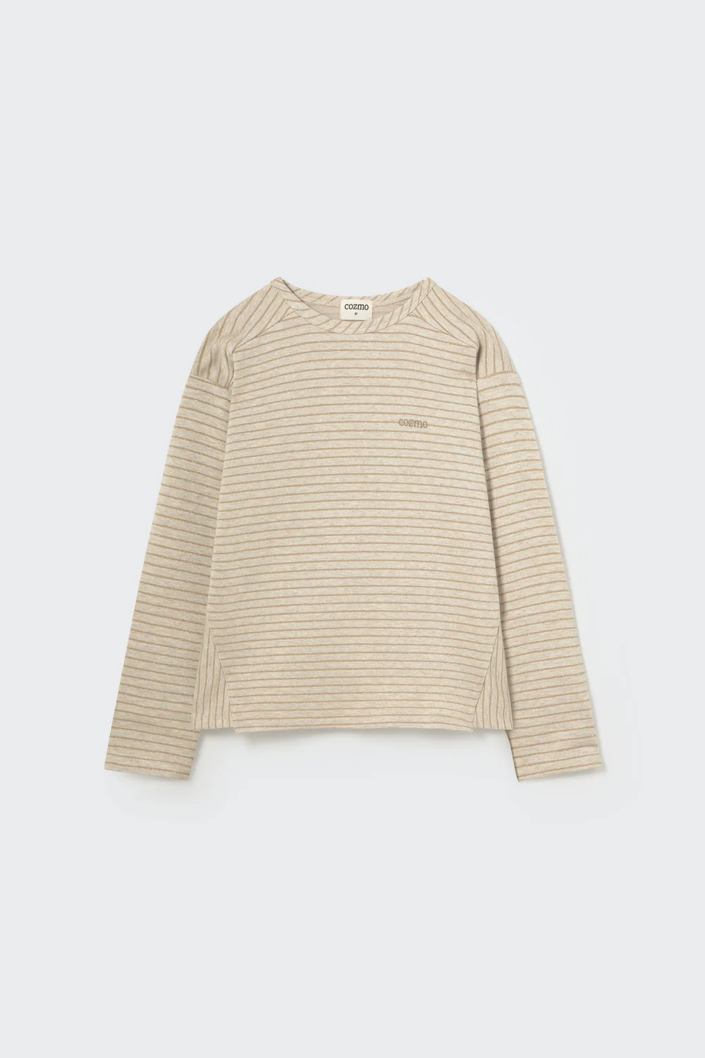 Striped Elastic Fleece T-shirt - Joel
