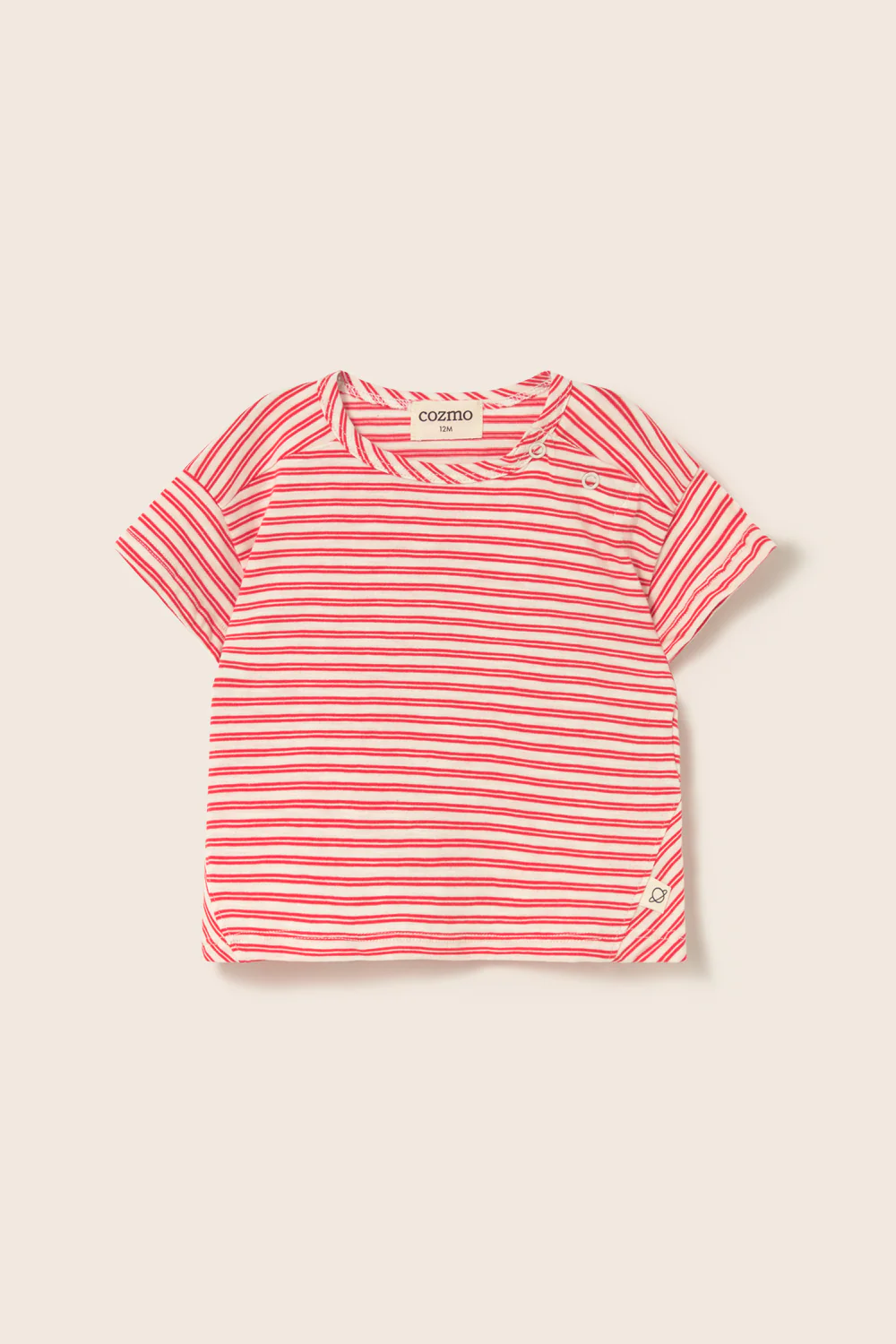 Striped Slub Cotton Baby T-Shirt - Image 6