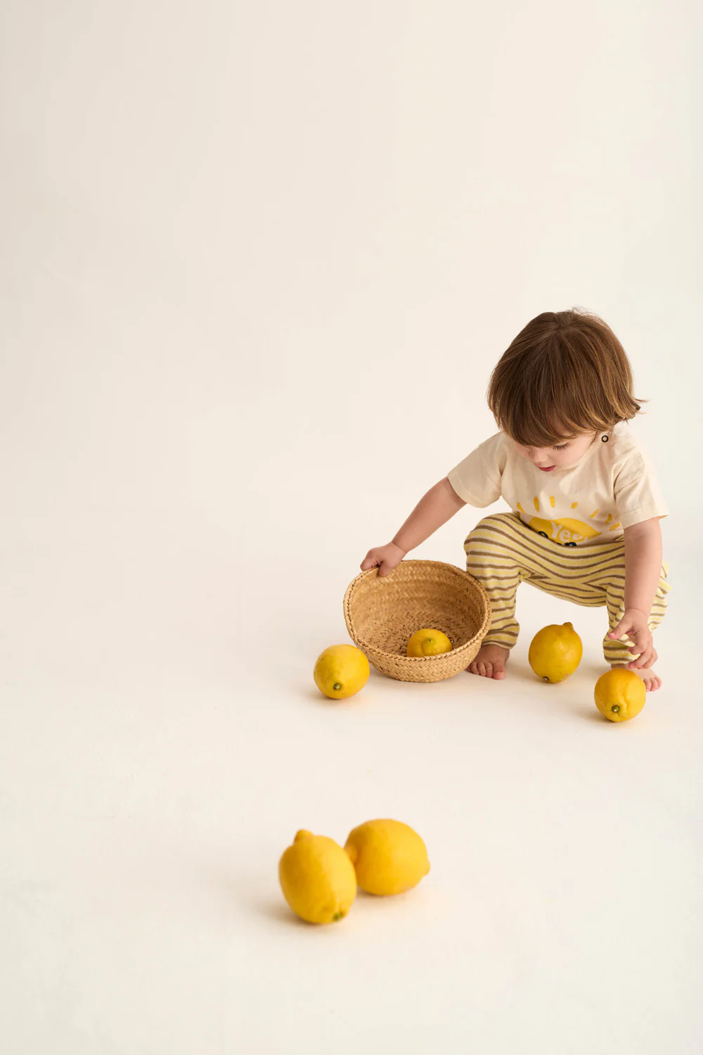 Striped Terry Cloth Baby Pants - Image 5
