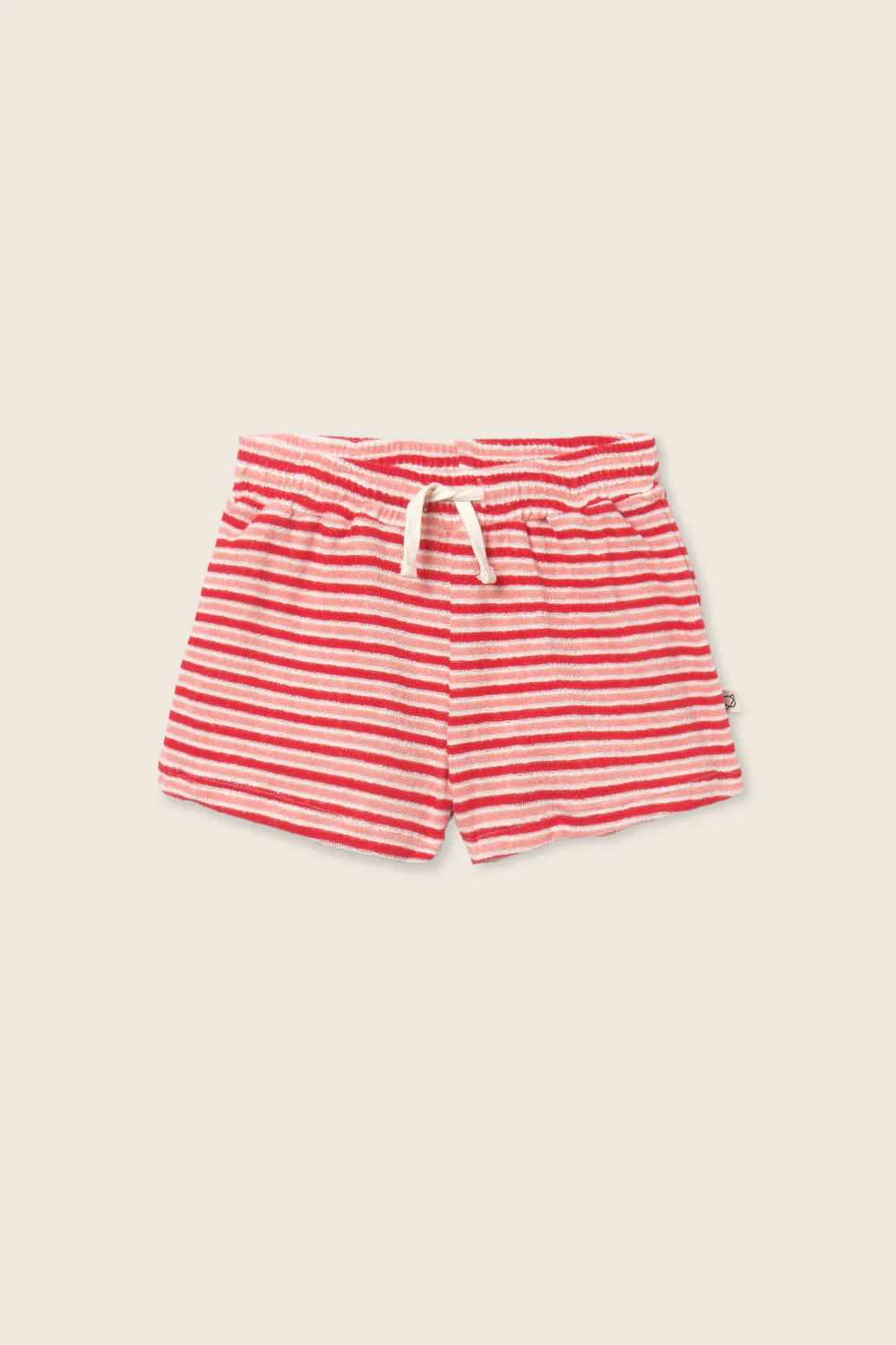 Striped Terry Cloth Shorts