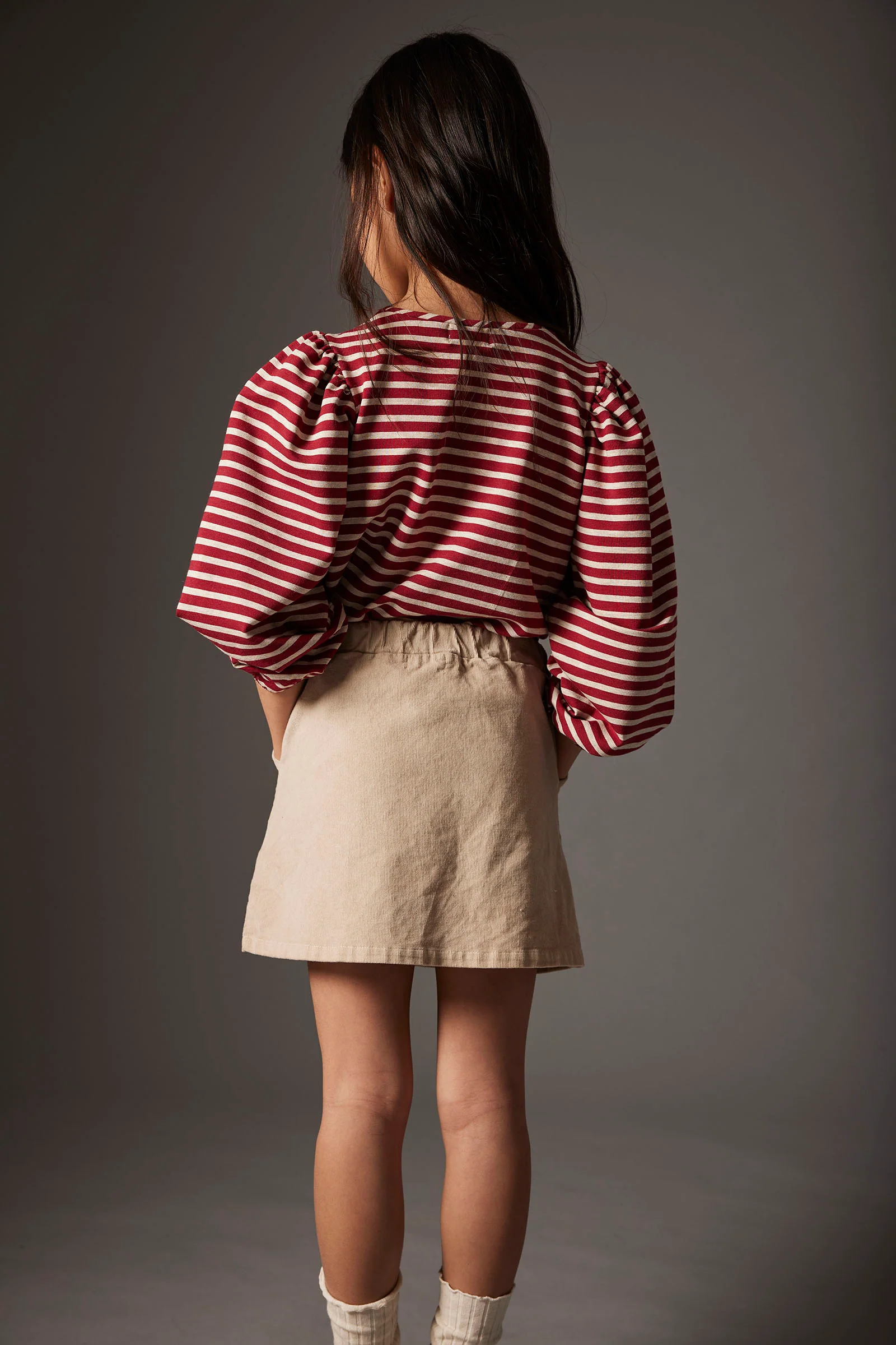Comfort Fine Corduroy Skirt - Paris