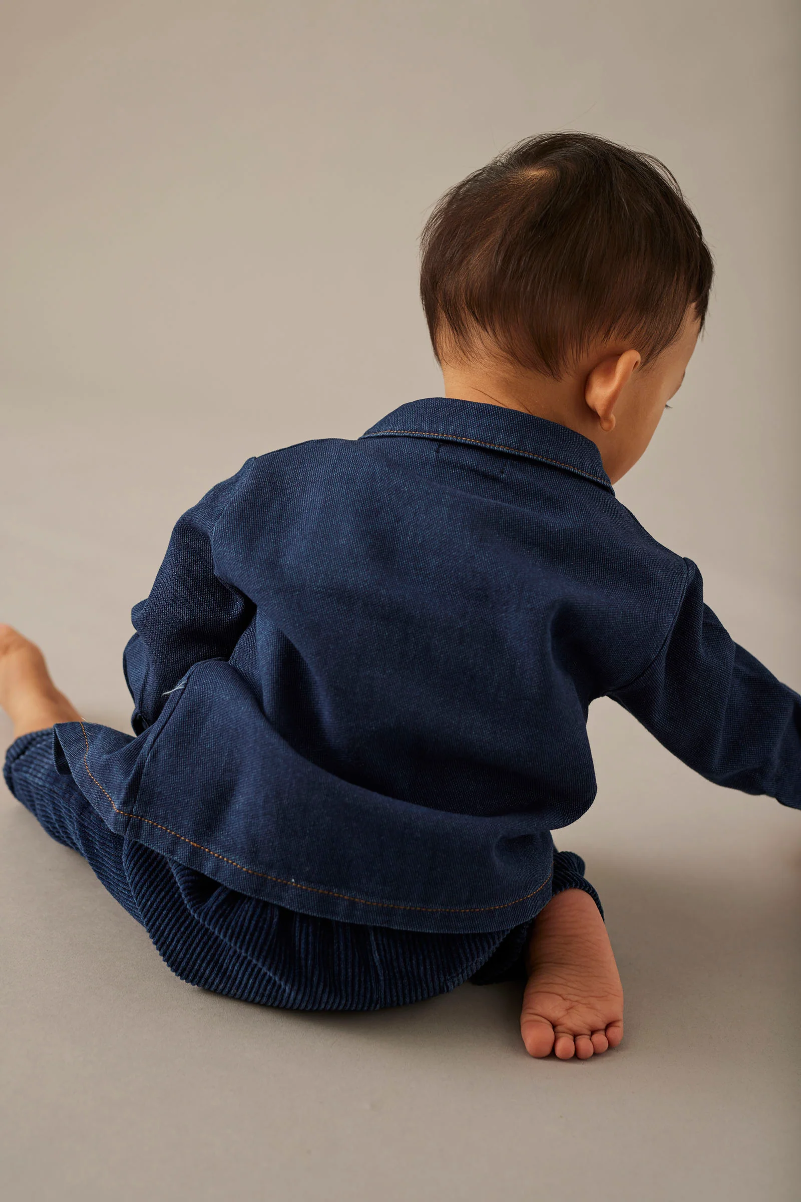Dobby Denim Baby Shirt - Gabriel - Image 3